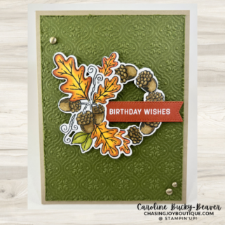 Stampin’ Up! Fond of Autumn Birthday Wishes Card