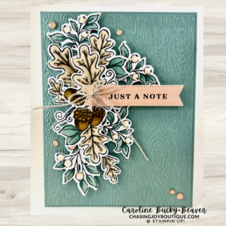 Stampin’ Up! Fond of Autumn Just a Note